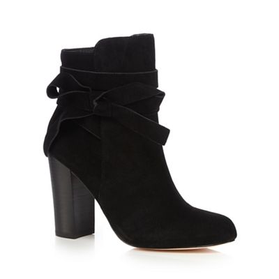 Black 'Brandy' high ankle boots